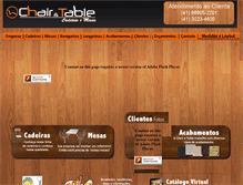 Tablet Screenshot of chairetable.com.br